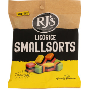 Chocolate Bags: RJ's Smallsorts 180G