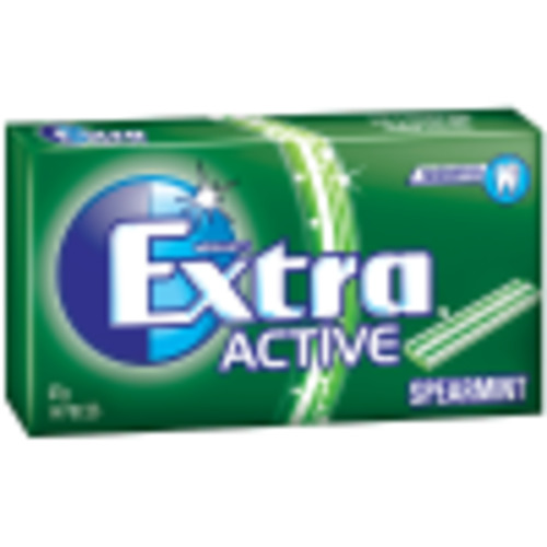 Gums: Wrigley's Extra Active Spearmint Sugarfree Gum 27G