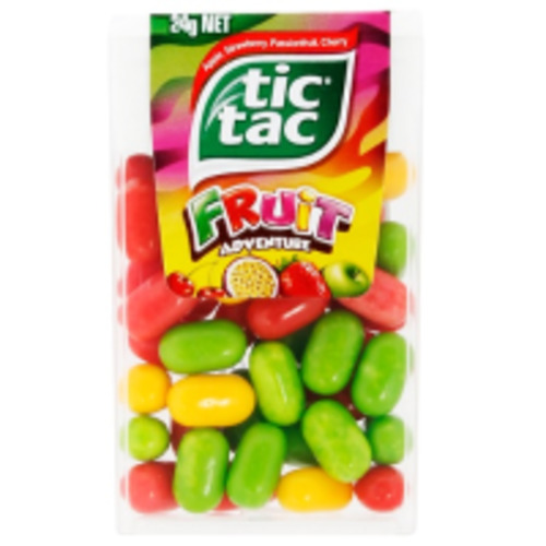 Mints: Tic Tac Fruit Adventure Flavour Mints Confectionery 