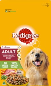 Pedigree Adult Dog Biscuits With Real Beef 3KG