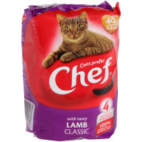 Cat Dog Food: Chef Singles Cat Food Tasty Lamb 100G