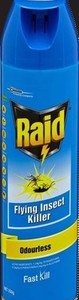 Household: Raid One Shot Odourless Flying Insect Killer 320g