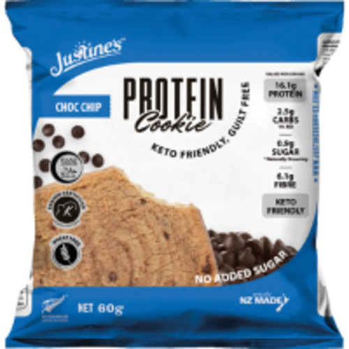 Special Food Rtd: Justine's Choc Chip Protein Cookie
