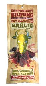 Canterbury Billtongs: Canterbury Biltong 100g Garlic