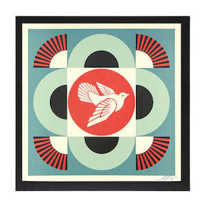 Shepard Fairey (OBEY) - Geometric Dove (Blue)