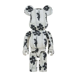 Banksy Prints: BE@RBRICK - Brandalism x Banksy | Flying Balloons Girl 1000%