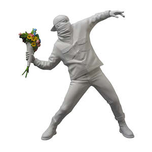 Banksy Prints: BANKSY - Flower Bomber Sculpture