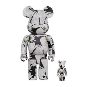 Banksy Prints: BE@RBRICK - Brandilism x Banksy | Flower Thrower