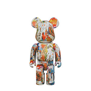 Bearbrick Luxury Collectible Toy Nz: BE@RBRICK - Andy Warhol x Basquiat #4