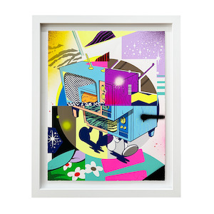 Pose Prints: POSE - Riot (Hand Embellished)