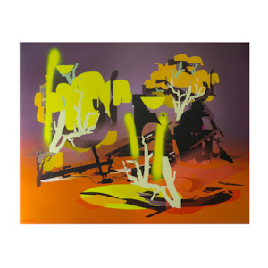 Chimp Prints: CHIMP - Ahi Kowhai (Yellow Fire)