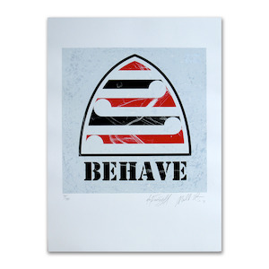 Weston Frizzell: Weston Frizzell - BEHAVE White