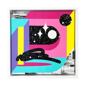 Available Prints Urban Art Gallery Nz: WOLFDOG - Navigate By Stars