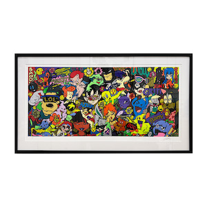 Jimi Grins Prints: Jimi Grins - My Hero Print