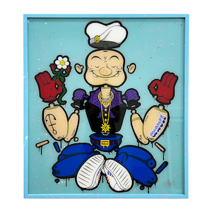 Jimi Grins Prints: Jimi Grins - Chill Popeye