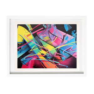 Madc Limn Gallery Nz Urban Art: MadC - NYC 1982 (Black)