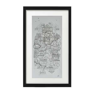 Ellie Compton Limn Gallery Urban Art Nz: Ellie Compton - Loveshack Grounded