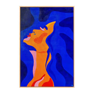 Agate Rubene Limn Gallery Urban Art Nz: Agate Rubene - Midnight Blue