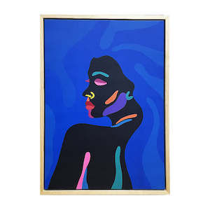 Agate Rubene Limn Gallery Urban Art Nz: Agate Rubene - Indigo