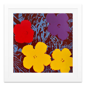 Andy Warhol Limn Gallery Urban Art Nz: Andy Warhol - Flowers 11.71
