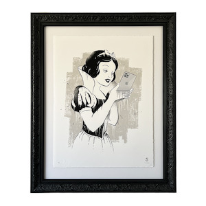 Zedsy Limn Gallery Urban Art Nz: ZEDSY - Poison Apple 2.0 (Silver)