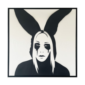 Pure Evil Screenprints Limn Gallery Urban Art Nz: Pure Evil - The First Nightmare - Monochromatic Smile | Monochrome