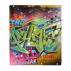 Phat1 Tmd Original Artwork Urban Art Nz: PHAT1 TMD - Graffiti Sign