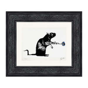 Blek Le Rat Limn Gallery Urban Art Nz: Blek le Rat  - The Warrior