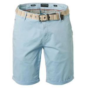 Short Garment Dyed Stretch Sky