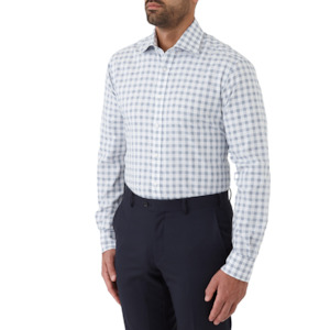 Cambridge Clothin Co: Carlton Blue and White Shirt