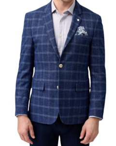 Brooksfields Shirting: Navy Fully Lined Blazer