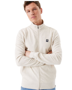 Garcia: Zip-Up Cream Cardigan Z1103-1855