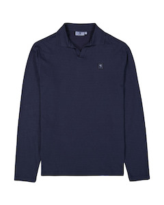 Garcia: Long Sleeve Polo - Dark Moon