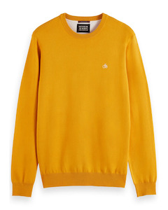 Mens Dress Shirts: Essential Viscose Sweater - Yellow Cab