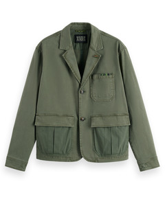 Scotch Soda: Cotton-blend Garment Dyed Boxy Fit