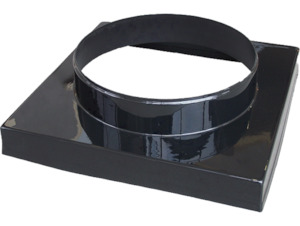 Ventilation Diffusers: Plastic Square to Round boot