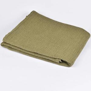 Bathroom Linens: Linen/Cotton Waffle Towel Khaki
