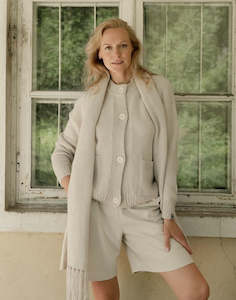 Cashmere/Merino Cardigan Liv