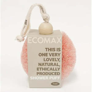 Ecomax Shower Puff Pink