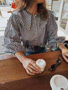 Birdie Shirt - Cotton Gingham
