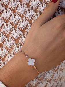 Bracelet Palermo Flower Rose Gold