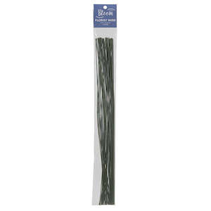 Living: Lincraft Florist Wire 18g, Green- 50pc