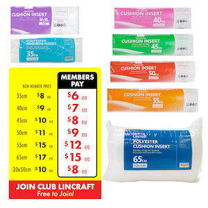 Living: Cushion Insert - Lincraft