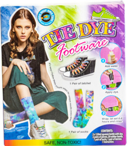 Fabric Dyes: Makr Tie Dye Footwear Accessory Kit