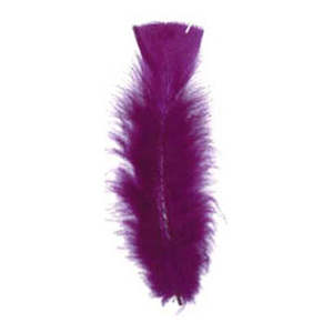 Spring Summer Feathers: Turkey Feather, Dark Purple- 10g