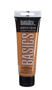 Liquitex Basics Acrylic Paint, Raw Sienna- 118ml