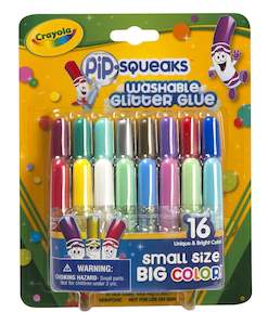 Art Supplies: Crayola Glitter Glue- 16pc