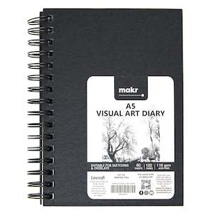 Artist Paints: Makr Visual Diary Spiral- A5