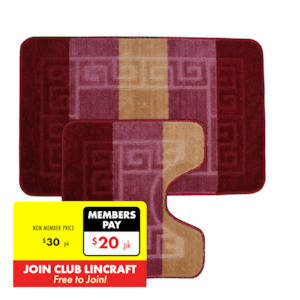 Bath Mats: Formr Meander 2-Piece Bath Mat Set