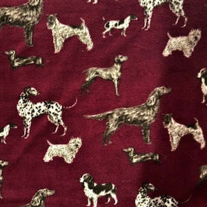 Fleece Fabrics: Laura Ashley Printed Polar Fleece Fabric, Port- Width 150cm